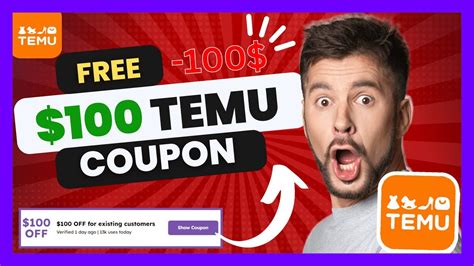 temu free $100